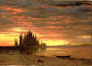 Albert Bierstadt - California Sunset
