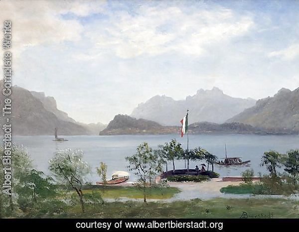 Lakeshore In Northern Italy,  c 1855