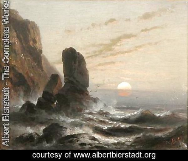 Albert Bierstadt - Oregon Coastline