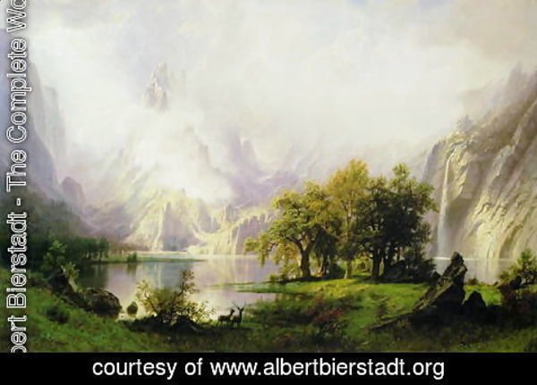 Albert Bierstadt - Rocky Mountain Landscape, 1870