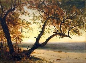 Albert Bierstadt - Untitled [Landscape in Florida or the Bahamas]