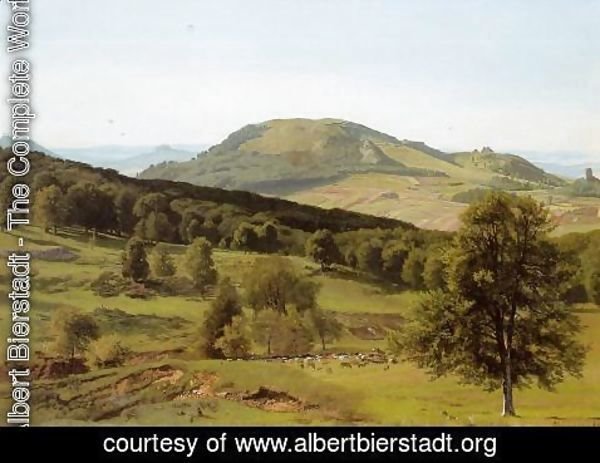 Albert Bierstadt - Landscape: Hill and Dale