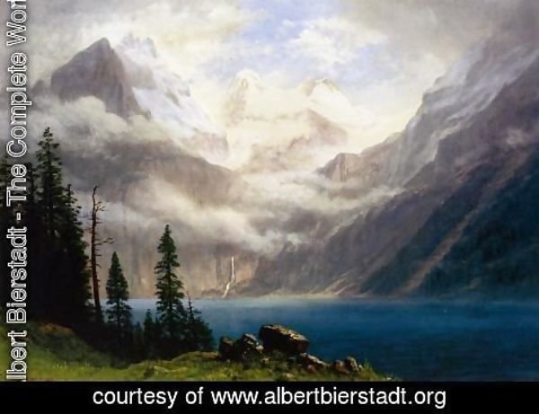 Albert Bierstadt - Mountain Scene I