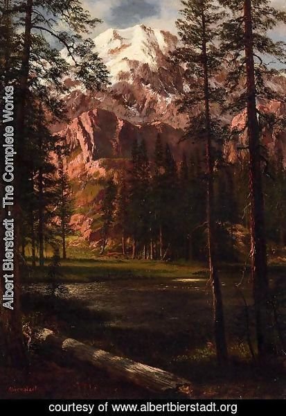 Albert Bierstadt - Mountain Lake I