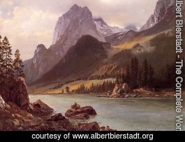 Albert Bierstadt - Rocky Mountain I