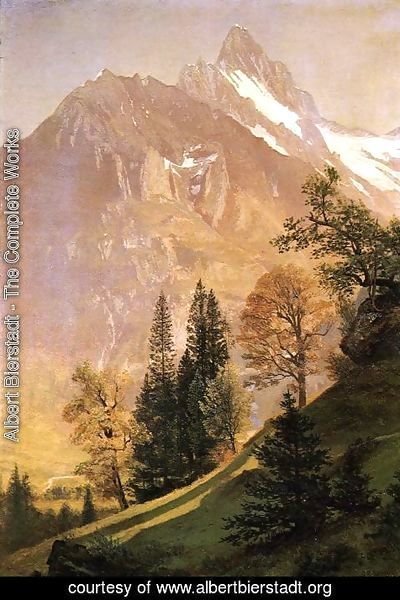 Albert Bierstadt - Mountain Landscape