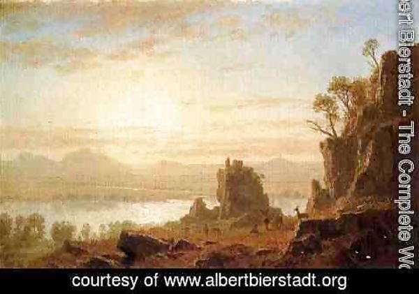 Albert Bierstadt - The Columbia River, Oregon
