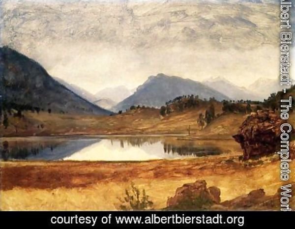 Albert Bierstadt - Wind River Country II