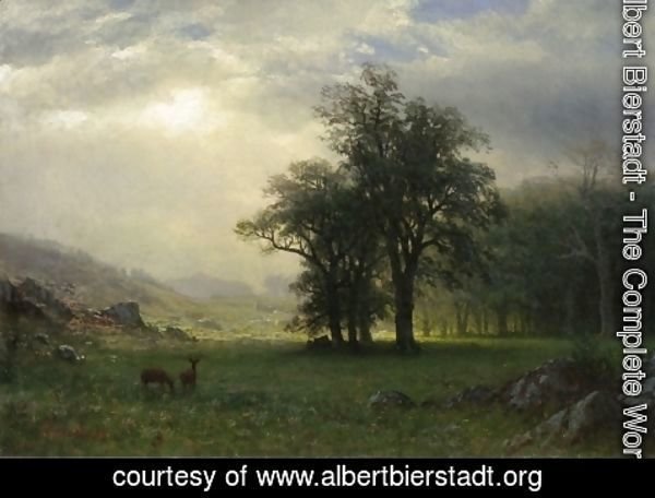 Albert Bierstadt - The Open Glen