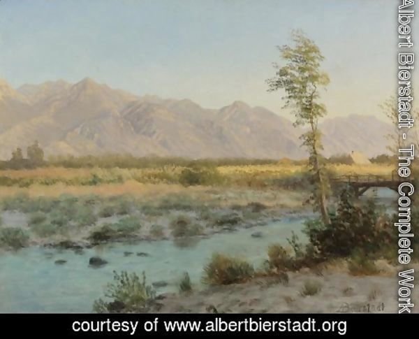 Albert Bierstadt - Western Landscape IV