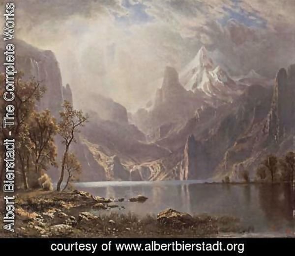Albert Bierstadt - Lake Tahoe 2