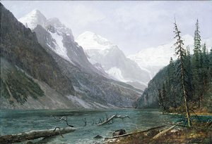 Albert Bierstadt - Canadian Rockies (Lake Louise) 1889