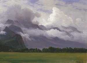 Albert Bierstadt - Clouds in Owens Valley