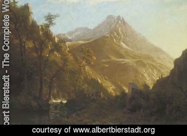 Albert Bierstadt - Wasatch Mountains 2