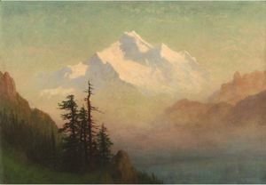 Albert Bierstadt - Mountain Lake 2