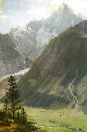 Albert Bierstadt - Mountain Landscape 2