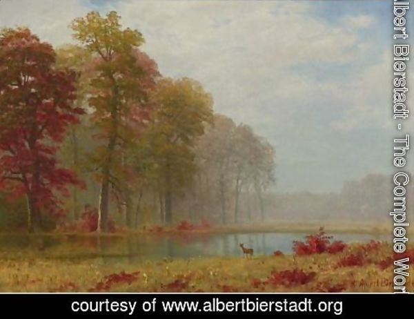 Albert Bierstadt - Autumn On The River