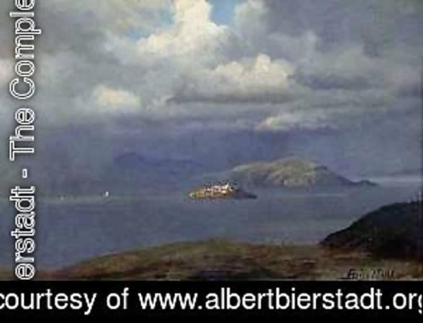 Albert Bierstadt - Alcatraz, San Francisco Bay