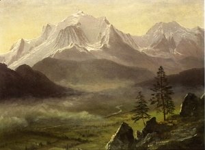 Albert Bierstadt - Grand Tetons 2