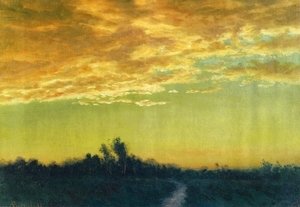 Albert Bierstadt - Twilight over the Path
