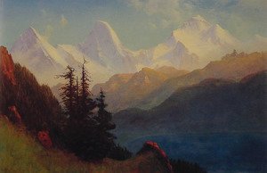 Albert Bierstadt - Splendour Of The Grand Tetons