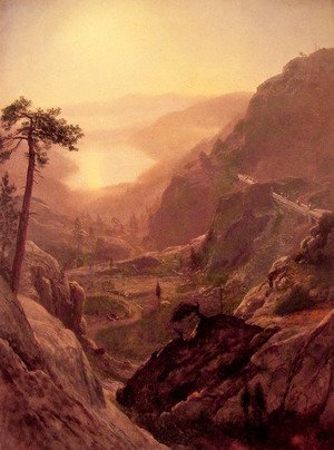 Albert Bierstadt - View Of Donner Lake California