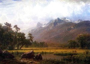 Albert Bierstadt - The Sierras Near Lake Tahoe California