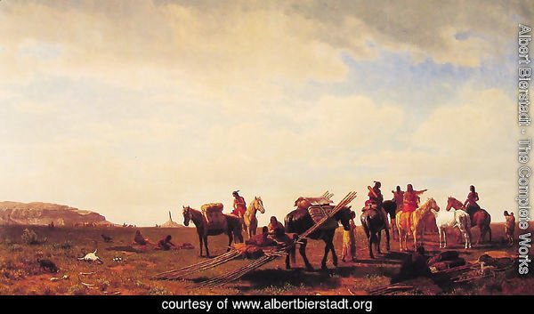 Indians Travelling Near Fort Laramie