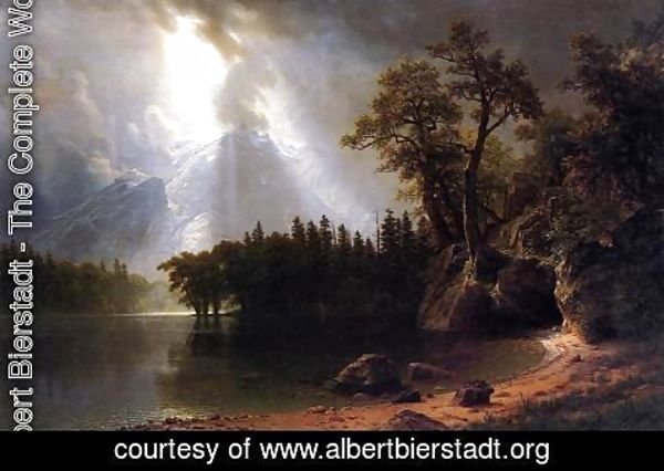 Albert Bierstadt - Passing Storm Over The Sierra Nevada