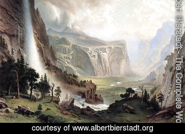 Albert Bierstadt - The Domes Of The Yosemite
