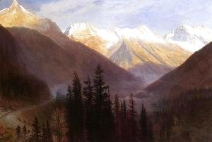 Albert Bierstadt - Sunrise At Glacier Station