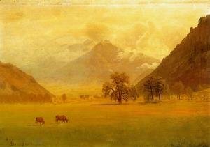 Albert Bierstadt - Rhone Valley