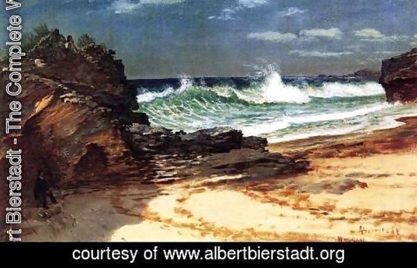 Albert Bierstadt - Beach At Nassau
