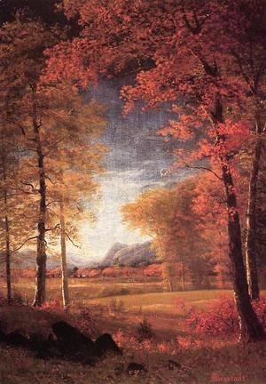 Albert Bierstadt - Autumn In America  Oneida County  New York