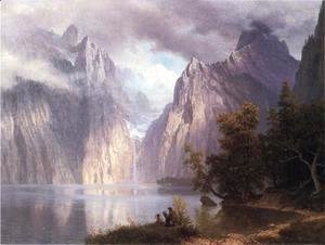 Albert Bierstadt - Scene In The Sierra Nevada