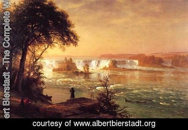 Albert Bierstadt - The Falls Of St  Anthony
