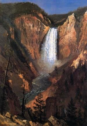 Albert Bierstadt - Lower Yellowstone Falls