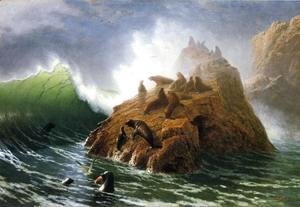 Albert Bierstadt - Seal Rock 1872