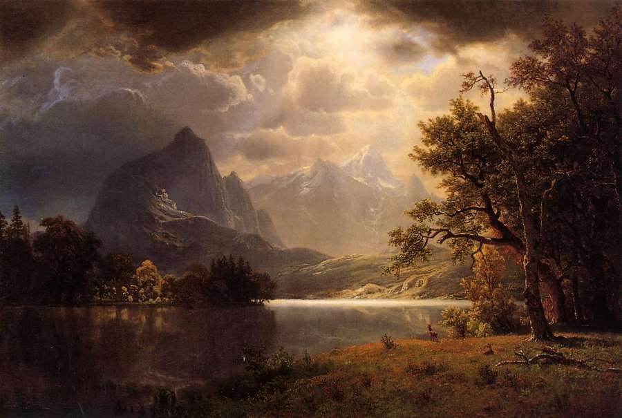 Estes Park, Colorado by Albert Bierstadt