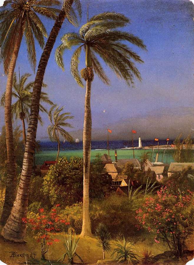 Bahamian View by Albert Bierstadt