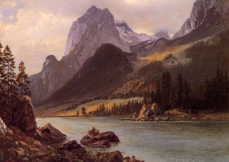 Rocky Mountain I by Albert Bierstadt