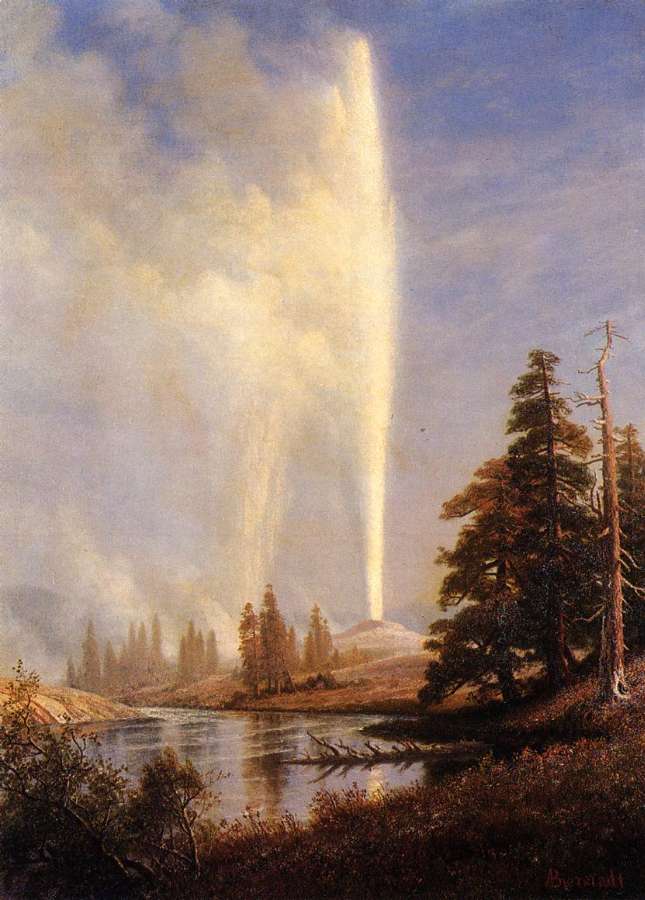 Old Faithful I by Albert Bierstadt