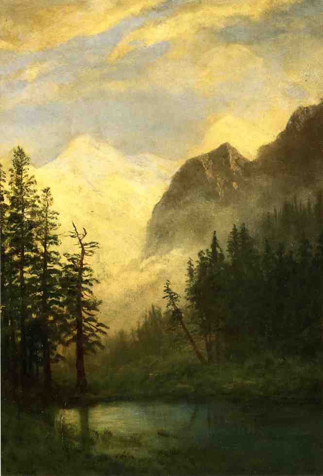 Mountain Landscape I by Albert Bierstadt