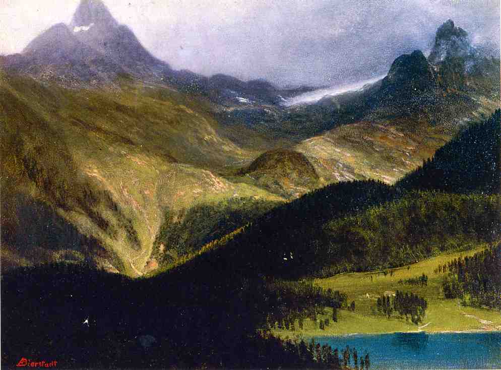 Mountain Landscape II by Albert Bierstadt