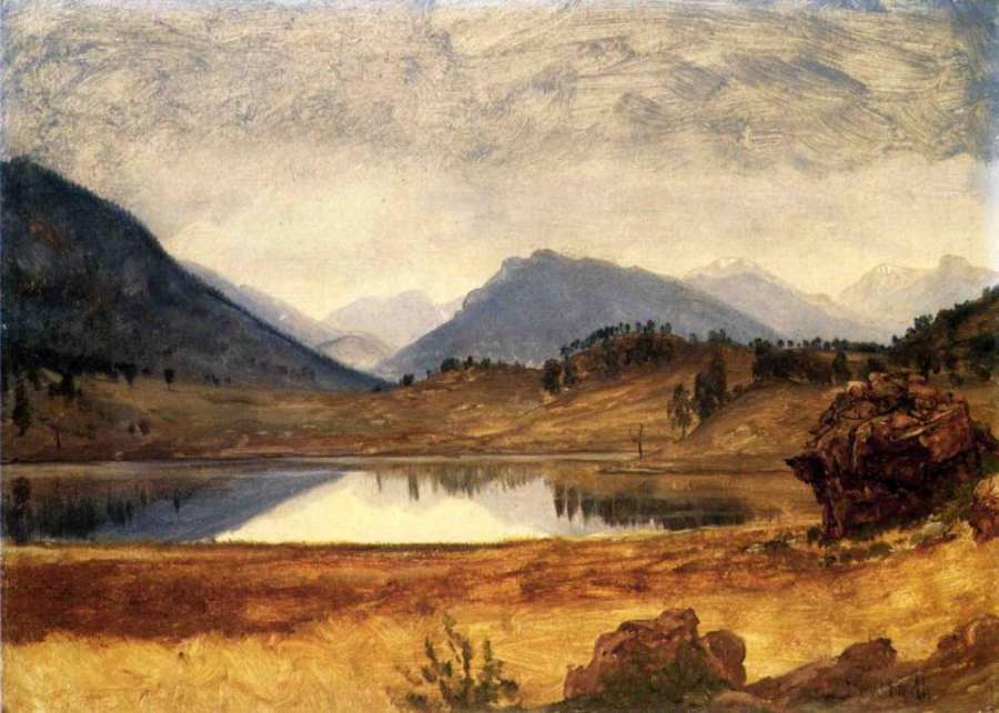 Wind River Country II by Albert Bierstadt