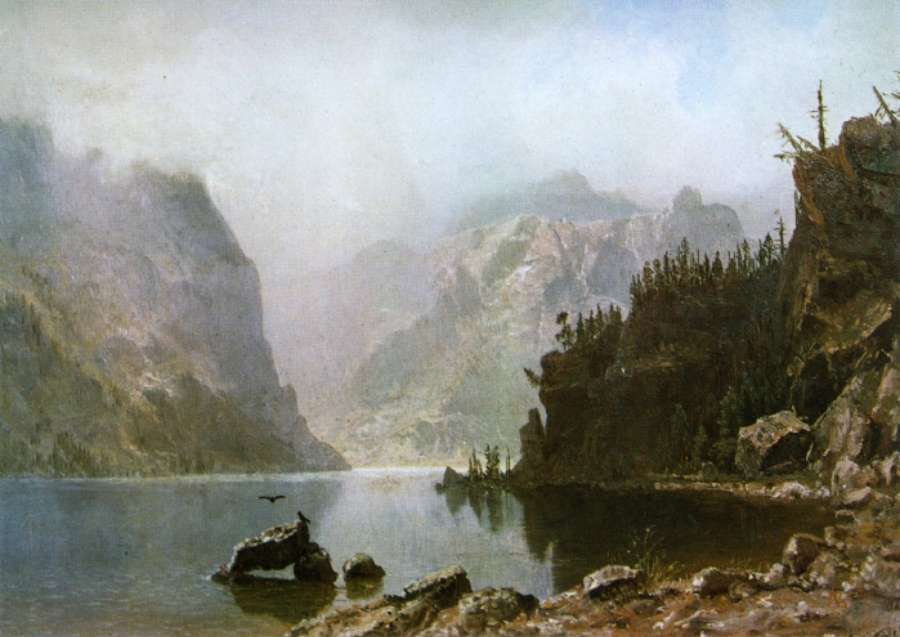 Western Landscape III by Albert Bierstadt