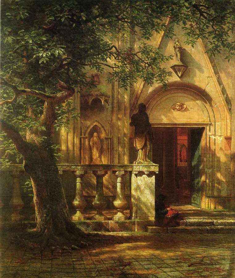 Sunlight and Shadow by Albert Bierstadt