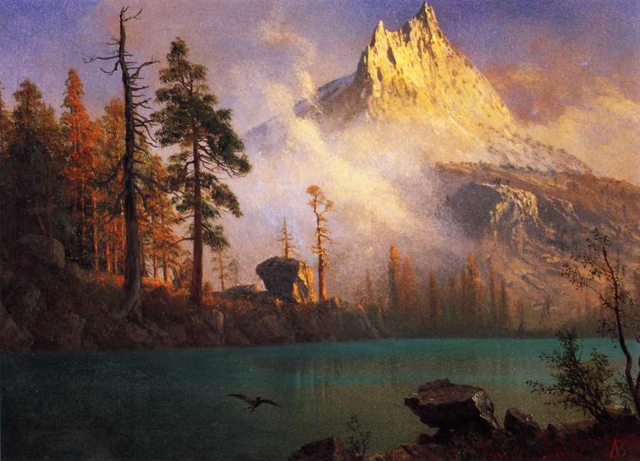 Mountain Lake III by Albert Bierstadt