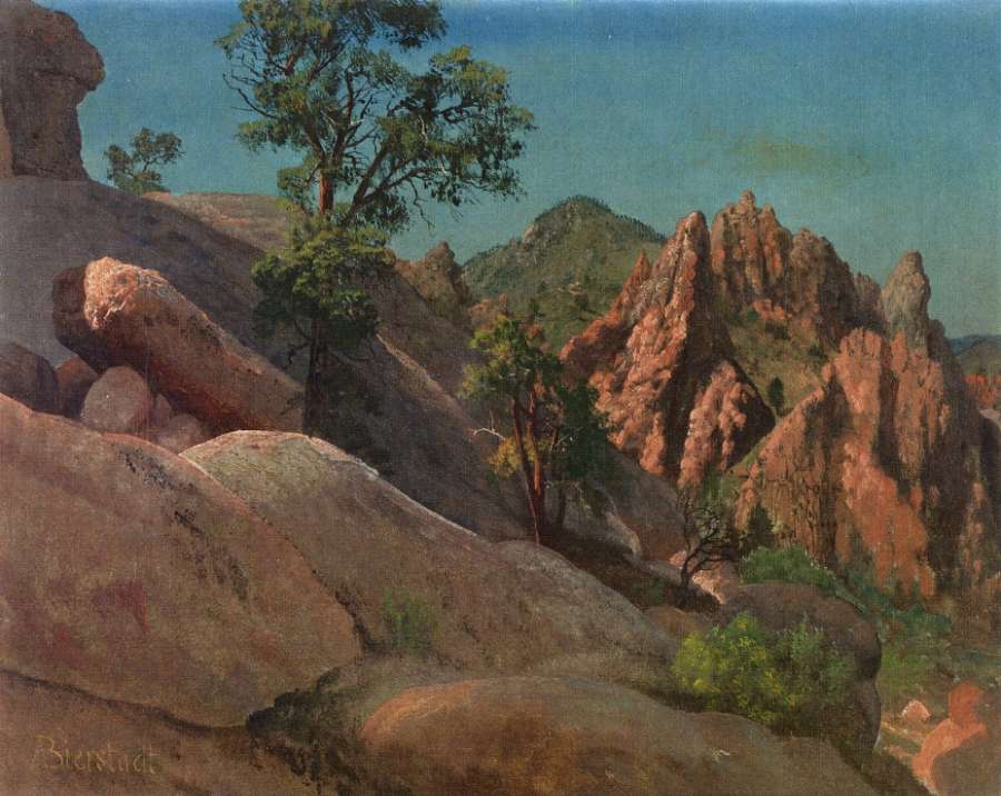 Landscape Study: Owens Valley, California by Albert Bierstadt