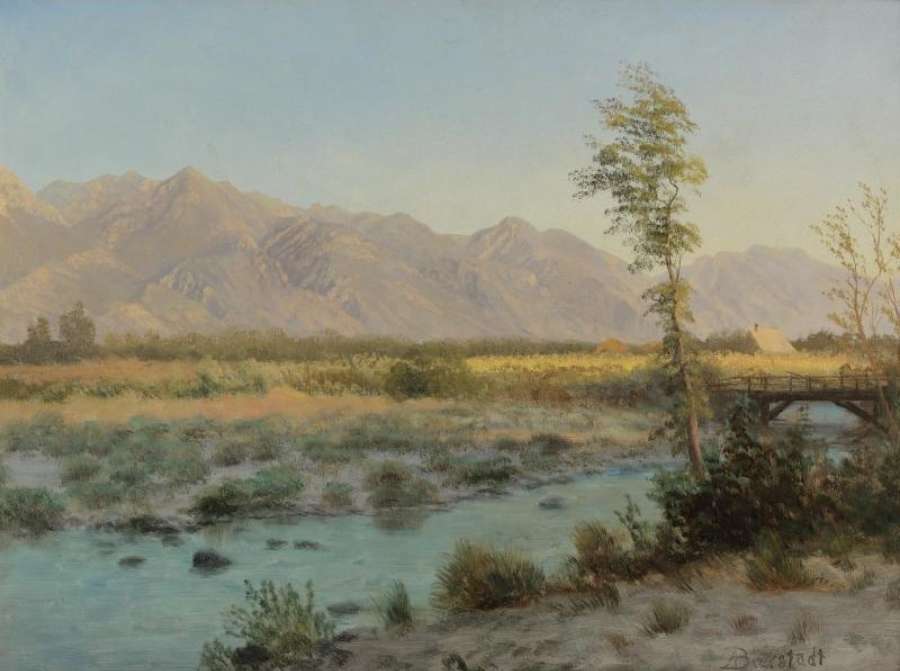 Western Landscape IV by Albert Bierstadt